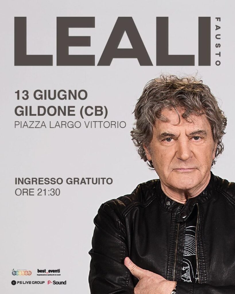Fausto Leali in concerto a Gildone